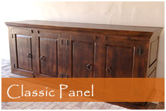 Classic panel credenza