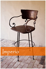 Imperio barstool from Salsa Trading Company Sonoma CA