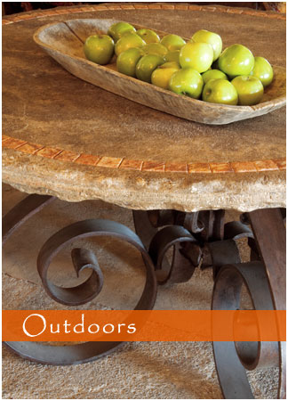 Salsa Style outdoor furniture and sculptures