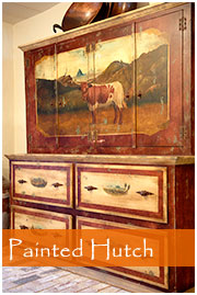 Painted Hutch from Salsa Trading Company